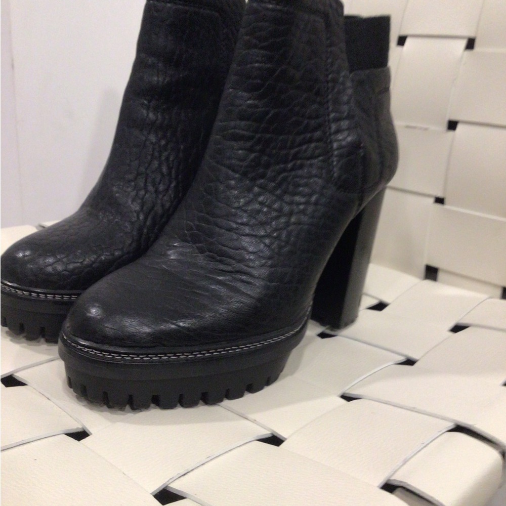 Vince Camuto platform booties.